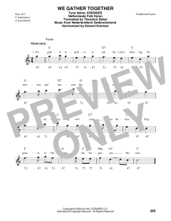 We Gather Together von Theodore Baker (Download) 