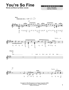 You're So Fine von Walter Jacobs (Download) 