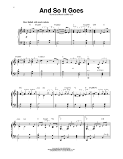 And So It Goes von Billy Joel (Download) 