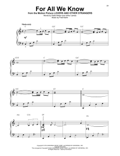 For All We Know von The Carpenters (Download) 