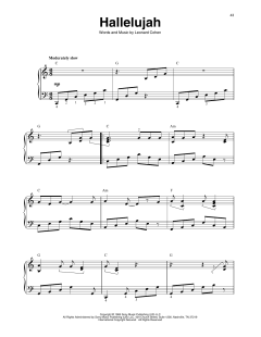 Hallelujah von Leonard Cohen (Download) 