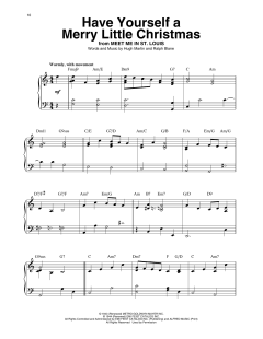 Have Yourself A Merry Little Christmas von Hugh Martin (Download) 