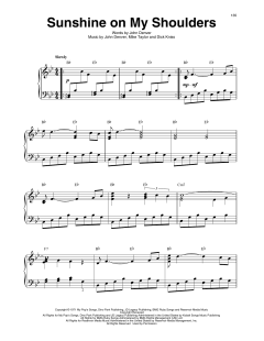 Sunshine On My Shoulders von John Denver (Download) 