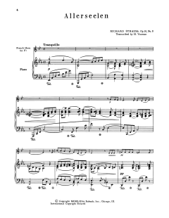 Allerseelen, Op. 10 von Richard Strauss (Download) 