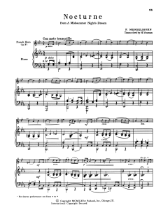 Nocturne von Felix Mendelssohn (Download) 