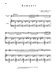 Romance, Op. 36 von Camille Saint-Saëns (Download) 