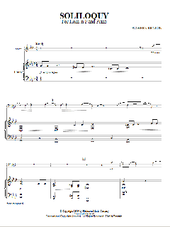Soliloquy For Horn In F And Piano von Warren Benson (Download) 