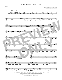 A Moment Like This von Kelly Clarkson (Download) 