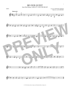 Be Our Guest von Alan Menken (Download) 