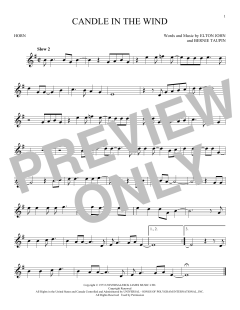 Candle In The Wind von Elton John (Download) 