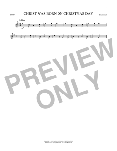 Christ Was Born On Christmas Day (Download) 