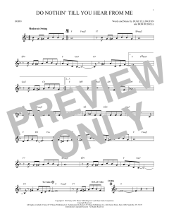 Do Nothin' Till You Hear From Me von Bob Russell (Download) 