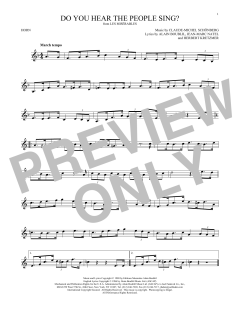 Do You Hear The People Sing? von Alain Boublil (Download) 