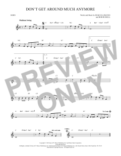 Don't Get Around Much Anymore von Duke Ellington (Download) 