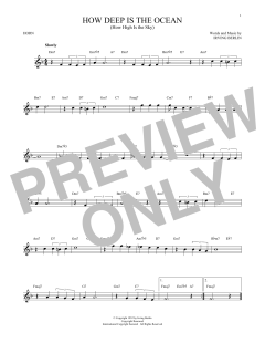 How Deep Is The Ocean von Ben Webster (Download) 