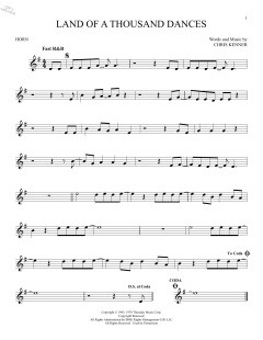 Land Of A Thousand Dances von Wilson Pickett (Download) 