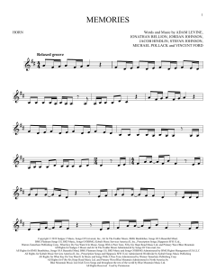 Memories von Maroon 5 (Download) 