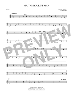 Mr. Tambourine Man von Bob Dylan (Download) 