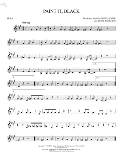 Paint It, Black von The Rolling Stones (Download) 