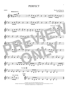 Perfect von Ed Sheeran (Download) 