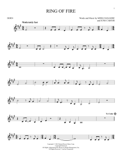 Ring Of Fire von Johnny Cash (Download) 