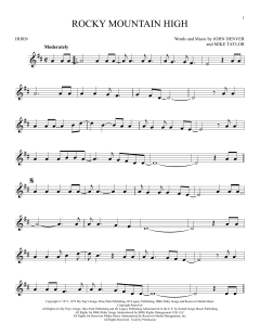 Rocky Mountain High von John Denver (Download) 