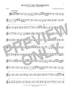 Seventy Six Trombones von Meredith Willson (Download) 