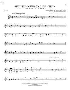 Sixteen Going On Seventeen von Richard Rodgers (Download) 