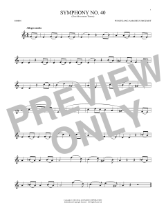 Symphony No. 40 In G Minor, First Movement Excerpt (Download) 