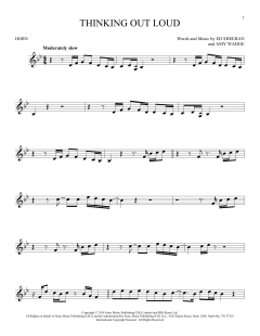 Thinking Out Loud von Ed Sheeran (Download) 