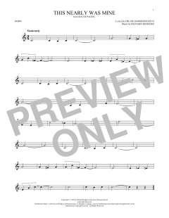 This Nearly Was Mine von Richard Rodgers (Download) 