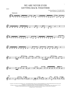 We Are Never Ever Getting Back Together von Taylor Swift (Download) 