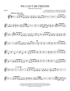 We Can't Be Friends von Ariana Grande (Download) 