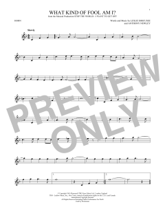 What Kind Of Fool Am I? von Anthony Newley (Download) 