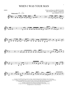 When I Was Your Man von Bruno Mars (Download) 