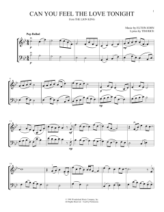 Can You Feel The Love Tonight von Elton John (Download) 