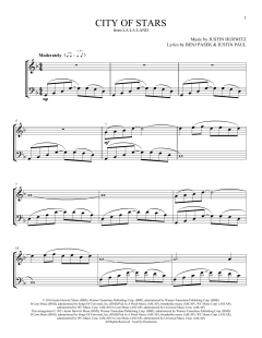 City Of Stars von Benj Pasek (Download) 