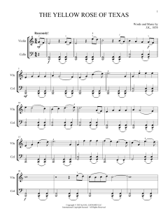 The Yellow Rose Of Texas von Traditional (Download) 