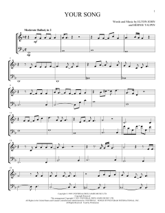 Your Song von Elton John (Download) 