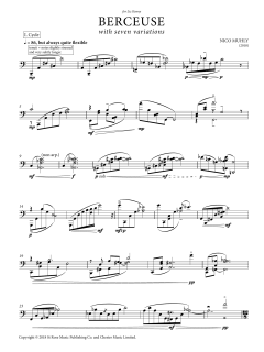 Berceuse with seven variations (Download) 