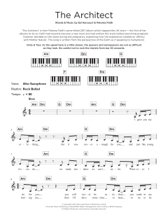 The Architect von Paloma Faith (Download) 