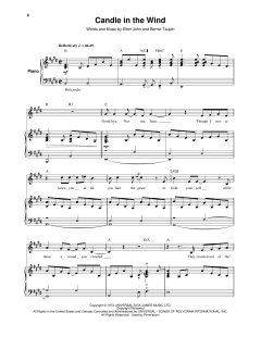 Candle In The Wind von Elton John (Download) 