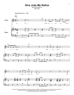 Give Judy My Notice von Ben Folds (Download) 