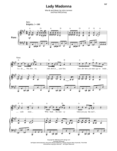 Lady Madonna von The Beatles (Download) 