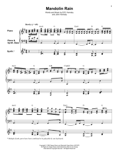 Mandolin Rain von Bruce Hornsby (Download) 