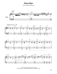 Piano Man von Billy Joel (Download) 