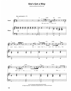 She's Got A Way von Billy Joel (Download) 