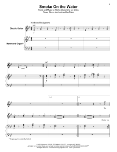 Smoke On The Water von Jon Lord (Download) 