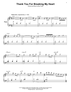 Thank You For Breaking My Heart von Ben Folds Five (Download) 