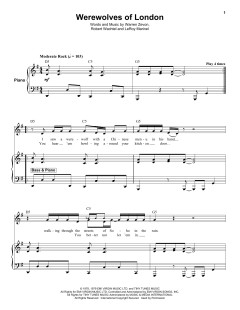 Werewolves Of London von Warren Zevon (Download) 